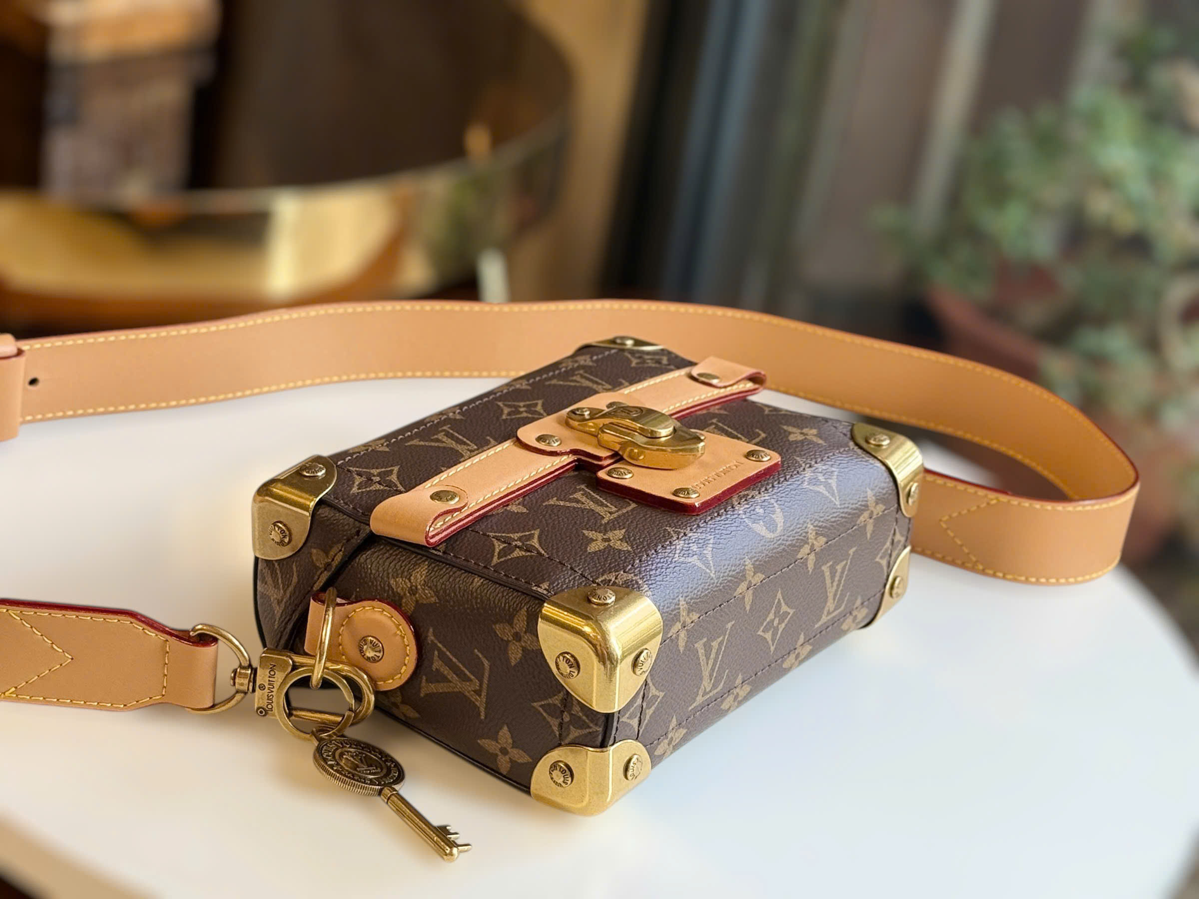 Túi cốp LV Louis Vuitton Soul Trunk Monogram Dust Canvas M11535 7