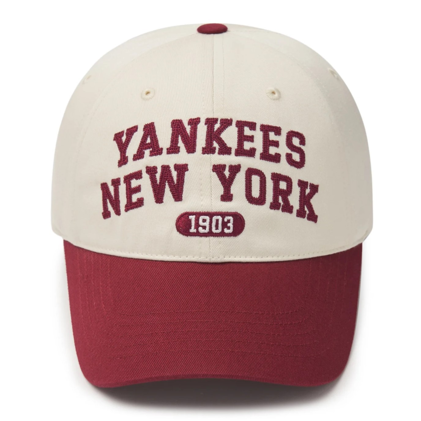 NÓN MLB NY NEW YORK YANKEES 3ACPVL14N-50WIS PHỐI MÀU ĐỎ 3