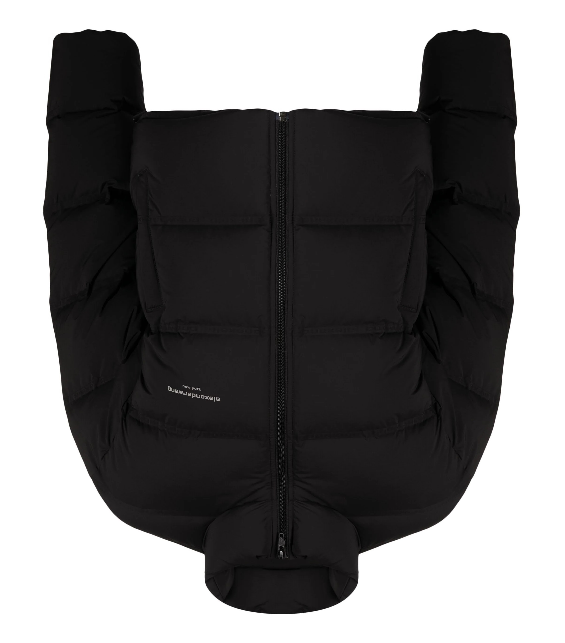 ÁO PHAO ALEXANDER WANG REFLECTIVE LOGO DETAIL CROPPED PUFFER COAT 4