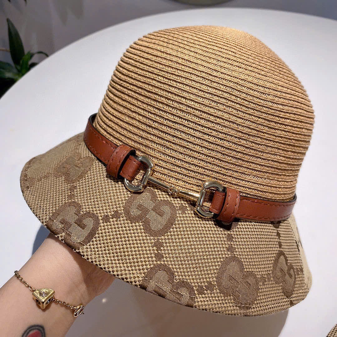 Nón bucket cói Gucci 1