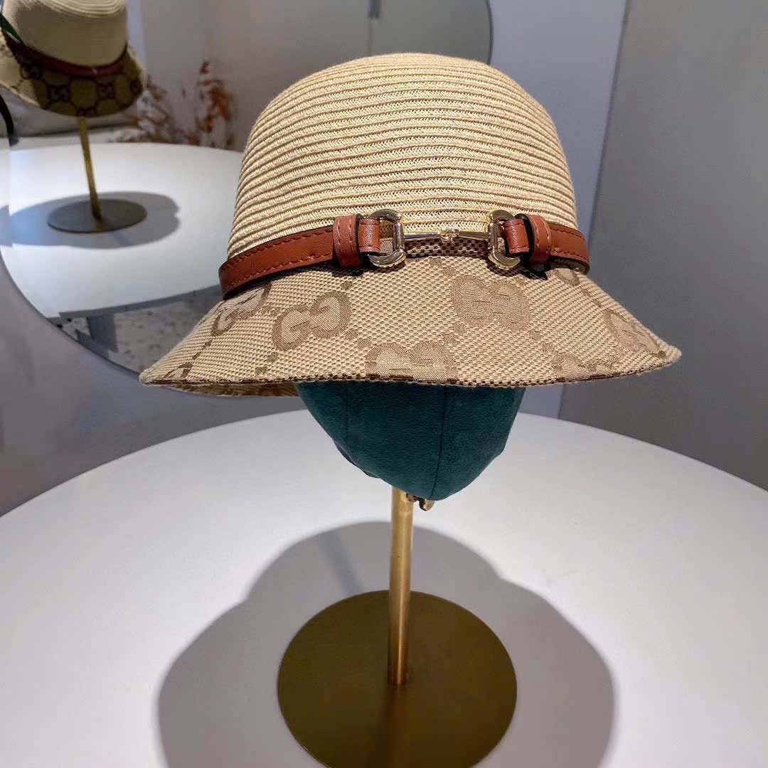 Nón bucket cói Gucci 7