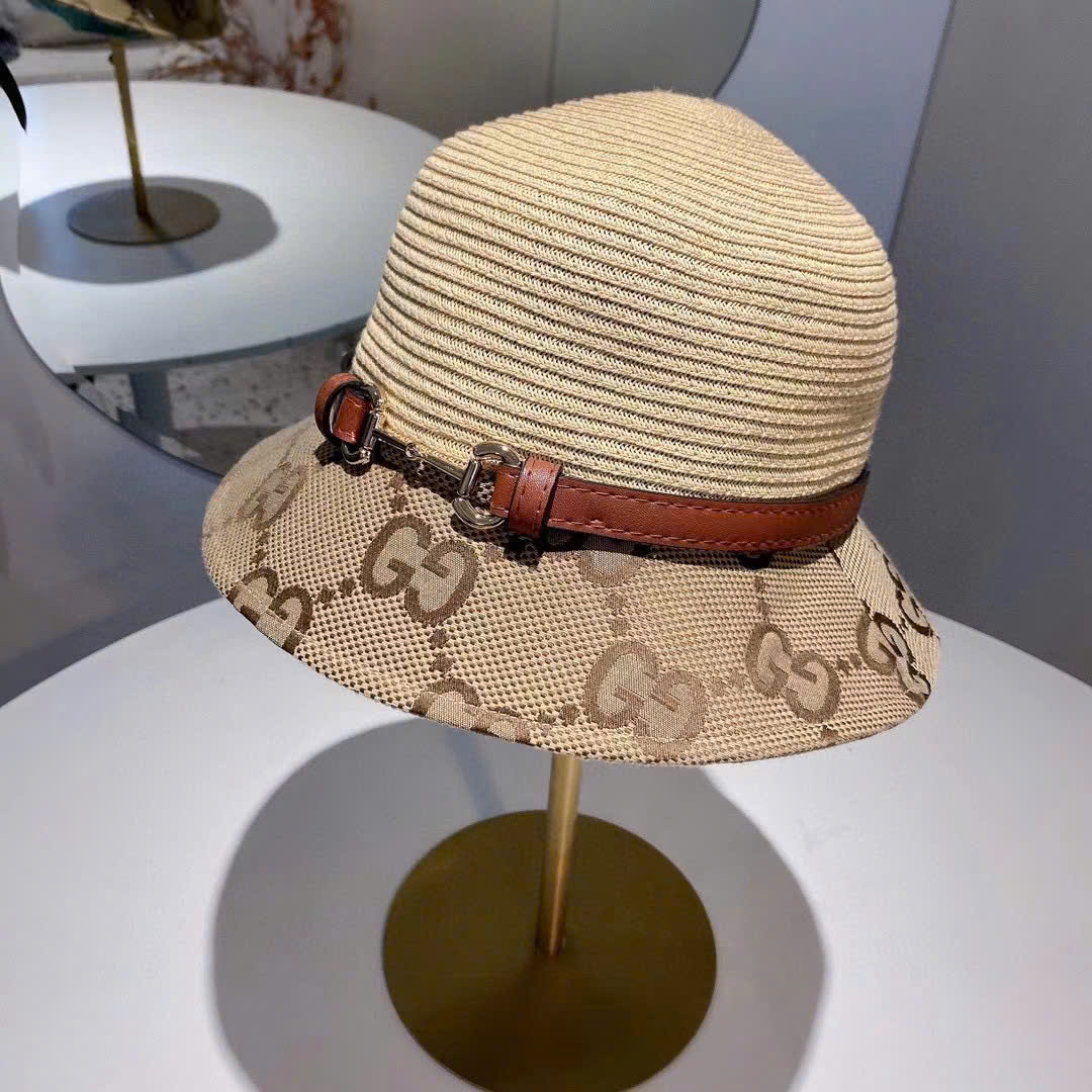 Nón bucket cói Gucci 9