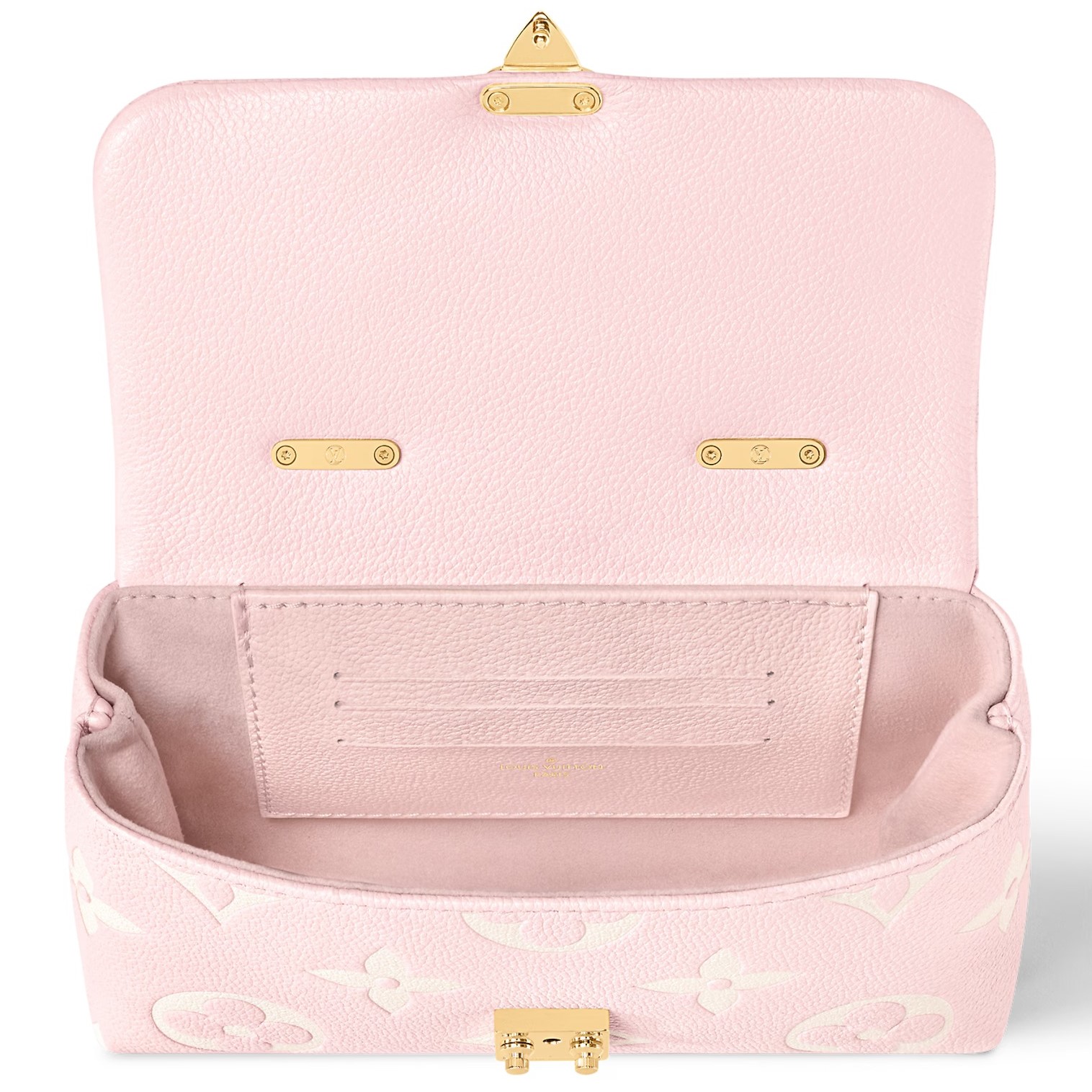 Túi LV Louis Vuitton Nano Madeleine Bicolor Monogram Empreinte Rose White Quartz 3