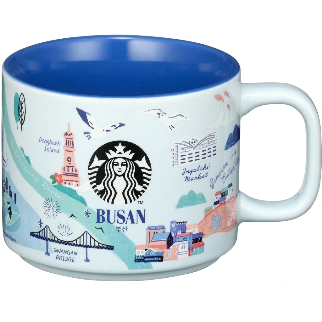 Ly sứ Starbucks KOREA Busan Regional Collection MUG 355ml Limited Edition 2