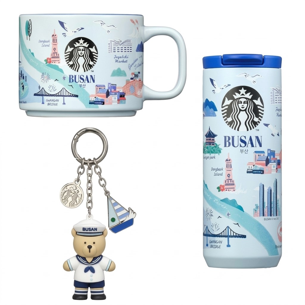 Ly sứ Starbucks KOREA Busan Regional Collection MUG 355ml Limited Edition 5