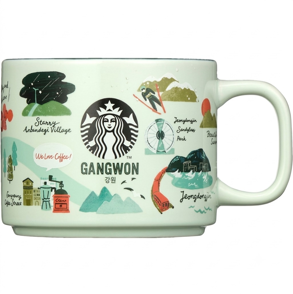 Ly sứ Starbucks KOREA Gangwon Regional Collection MUG 355ml Limited Edition 1