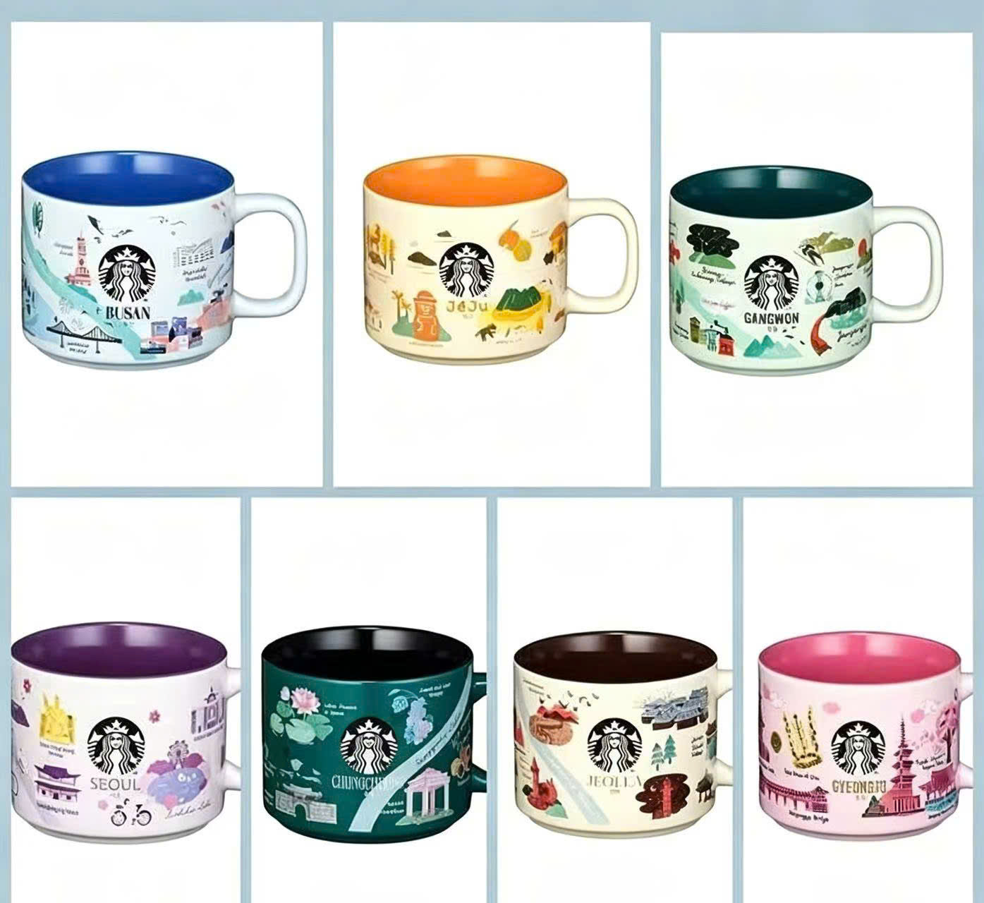 Cốc Starbucks KOREA Gyeongju Regional Collection MUG 355ml Limited Edition 4