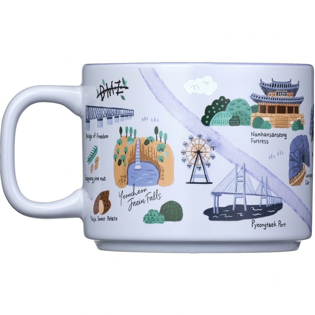 Ly sứ Starbucks KOREA Gyeonggi Regional Collection MUG 355ml Limited Edition 1