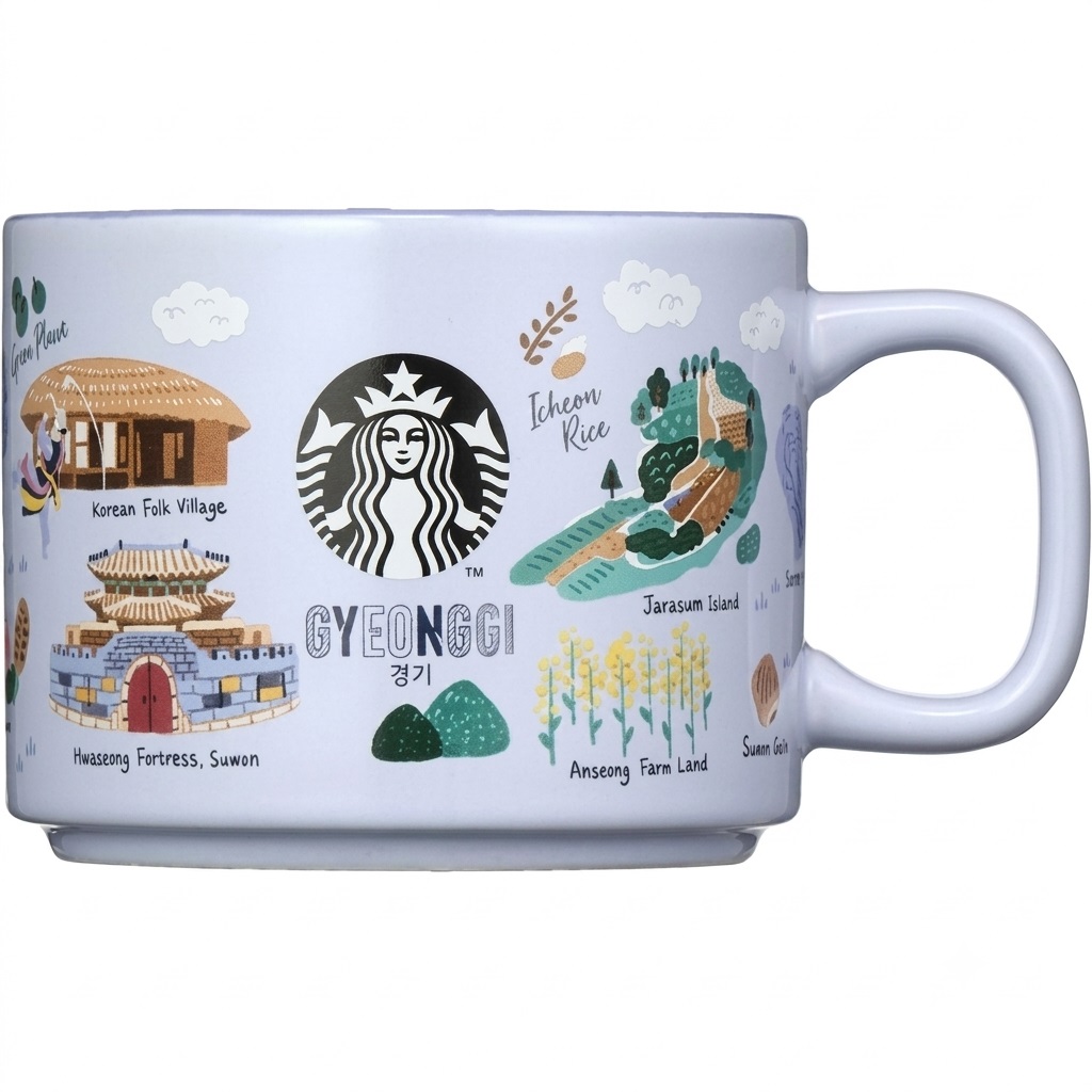Ly sứ Starbucks KOREA Gyeonggi Regional Collection MUG 355ml Limited Edition 2