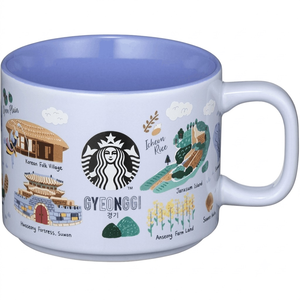 Ly sứ Starbucks KOREA Gyeonggi Regional Collection MUG 355ml Limited Edition 3