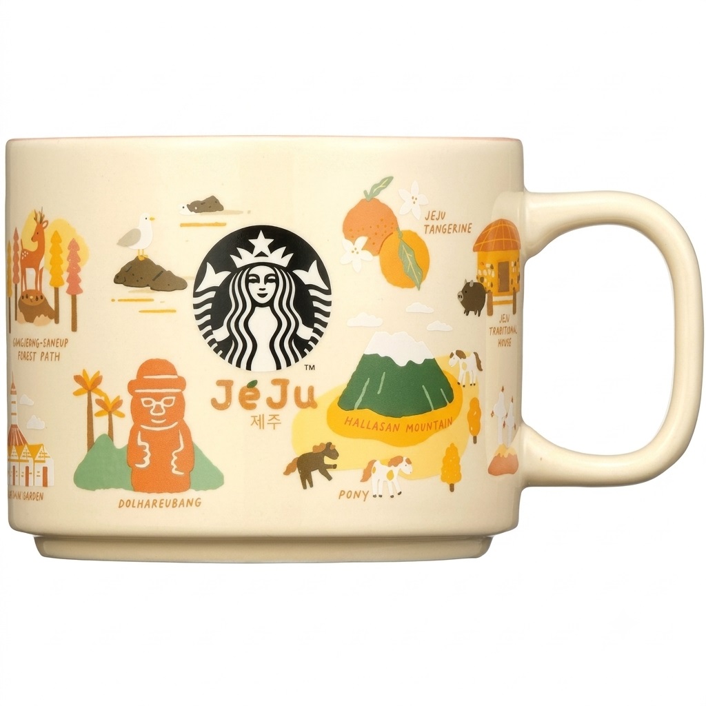 Ly sứ Starbucks KOREA Jeju Regional Collection MUG 355ml Limited Edition 2