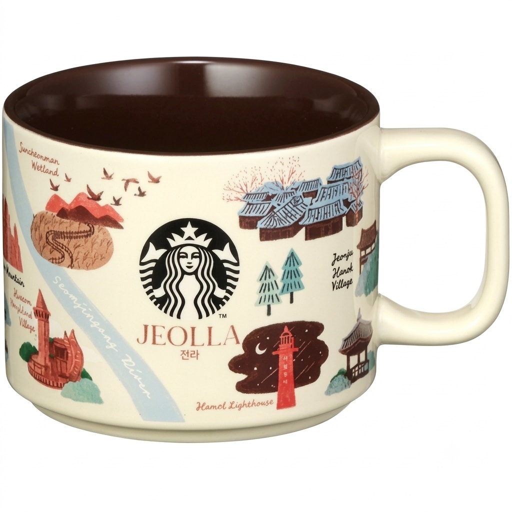 Ly sứ Starbucks KOREA Jeolla Regional Collection MUG 355ml Limited Edition 2