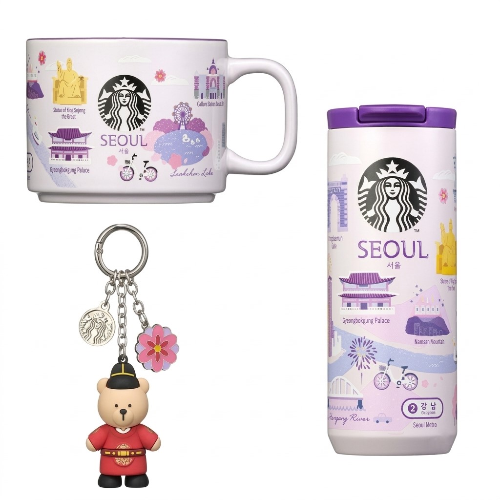 Ly sứ Starbucks KOREA Seoul Regional Collection MUG 355ml Limited Edition 5