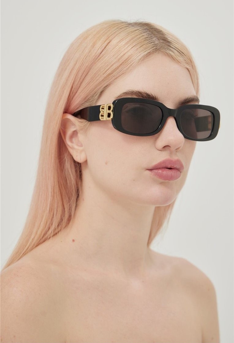 Mắt kính Balenciaga Eyewear Rectangular Frame Sunglasses Black BB0310SK 001 53 2