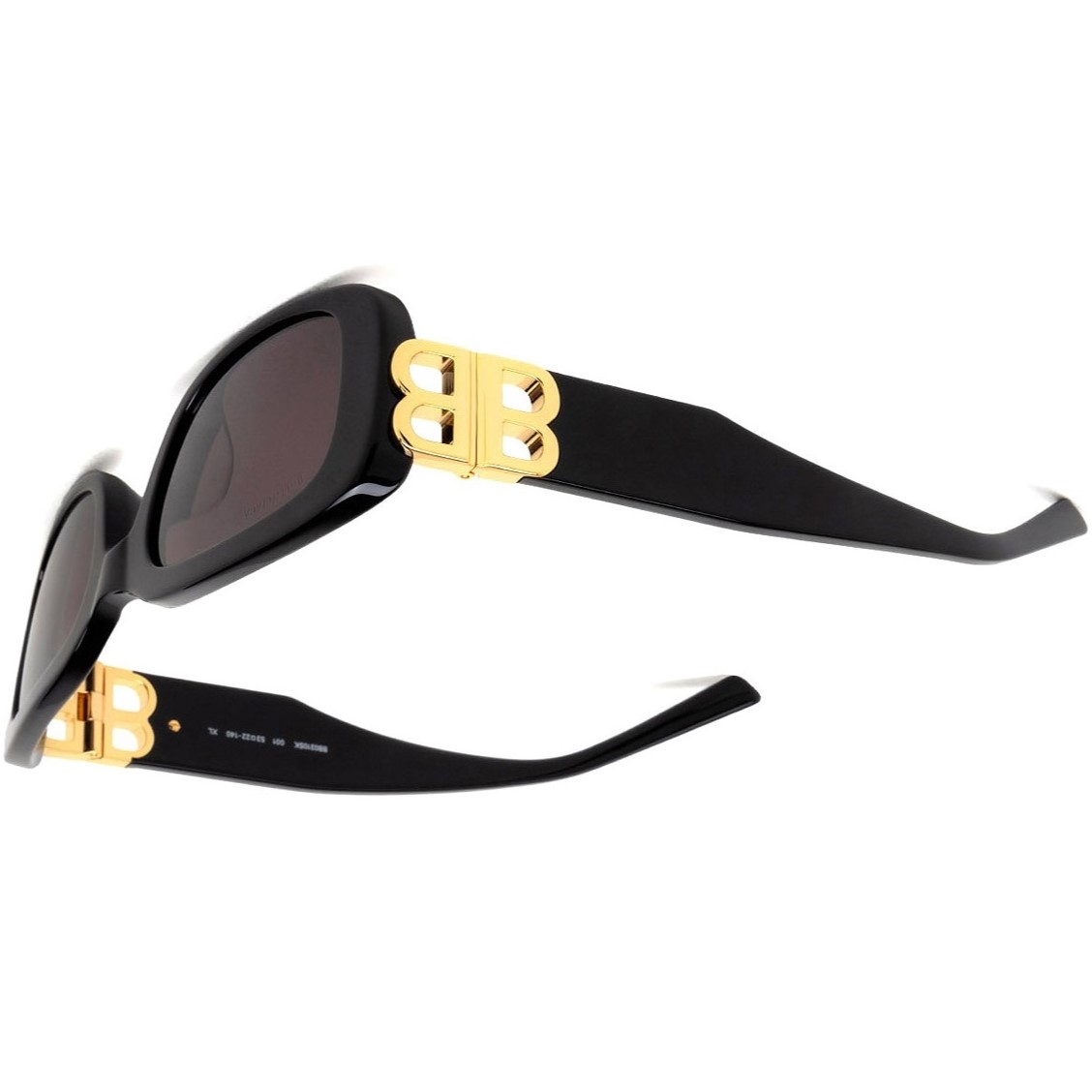 Mắt kính Balenciaga Eyewear Rectangular Frame Sunglasses Black BB0310SK 001 53 6