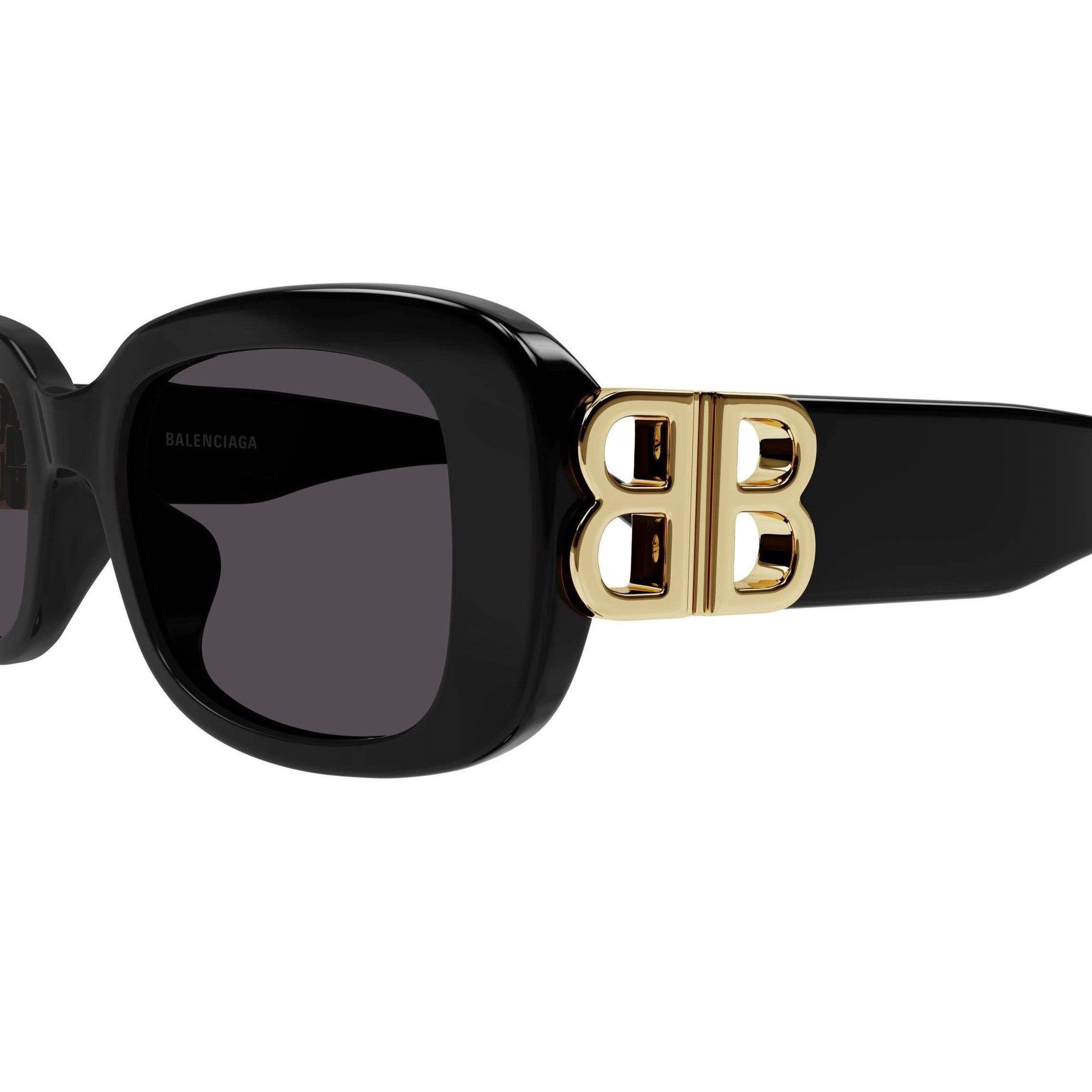 Mắt kính Balenciaga Eyewear Rectangular Frame Sunglasses Black BB0310SK 001 53 4