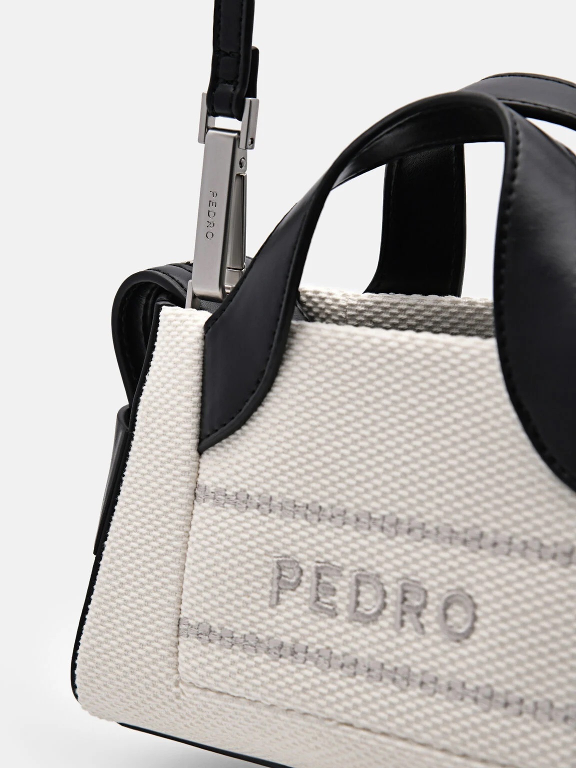 Túi xách nữ Pedro Izzie Bowling Bag Black PW2-66610002 3