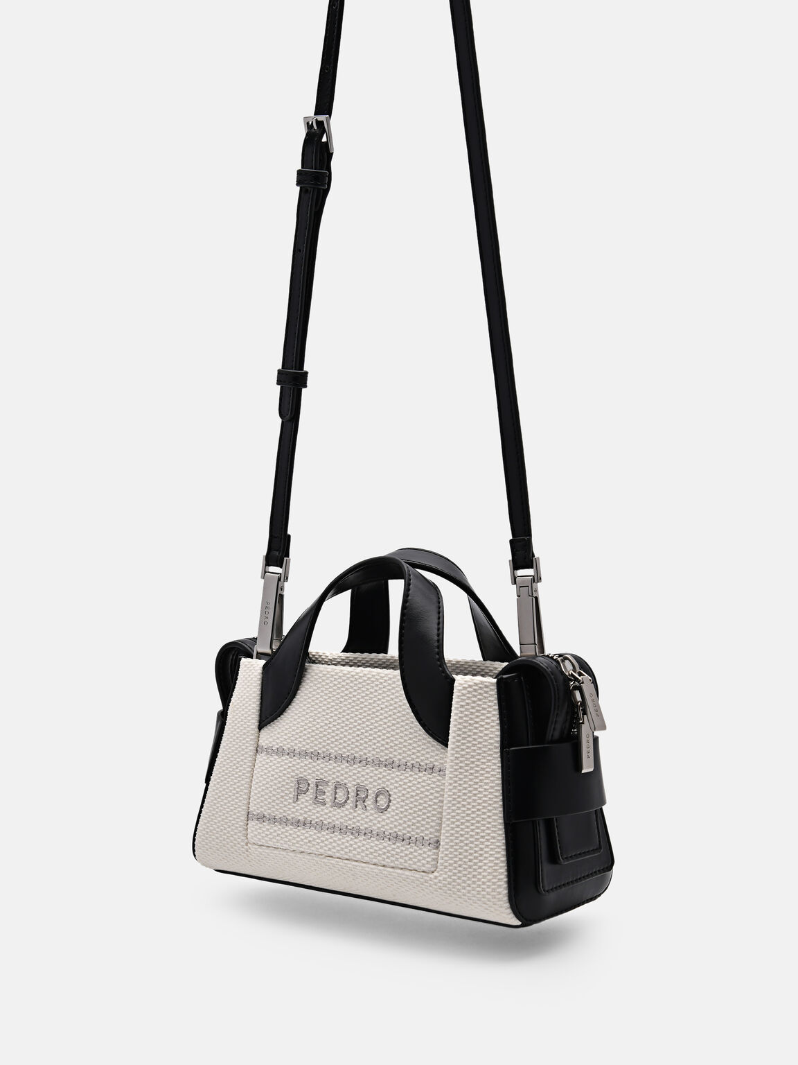 Túi xách nữ Pedro Izzie Bowling Bag Black PW2-66610002 6