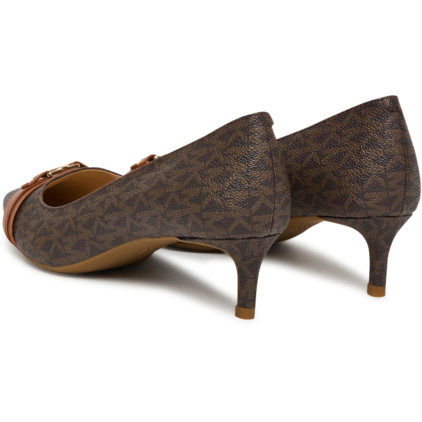 Giày MK Michael Kors Mandy Flex Signature Logo Pump Brown 40T5MAMP1B 2