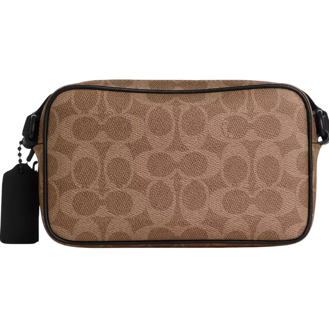 Túi Coach Colton Crossbody Bag 19 In Signature Canvas Tan Black CET55 3