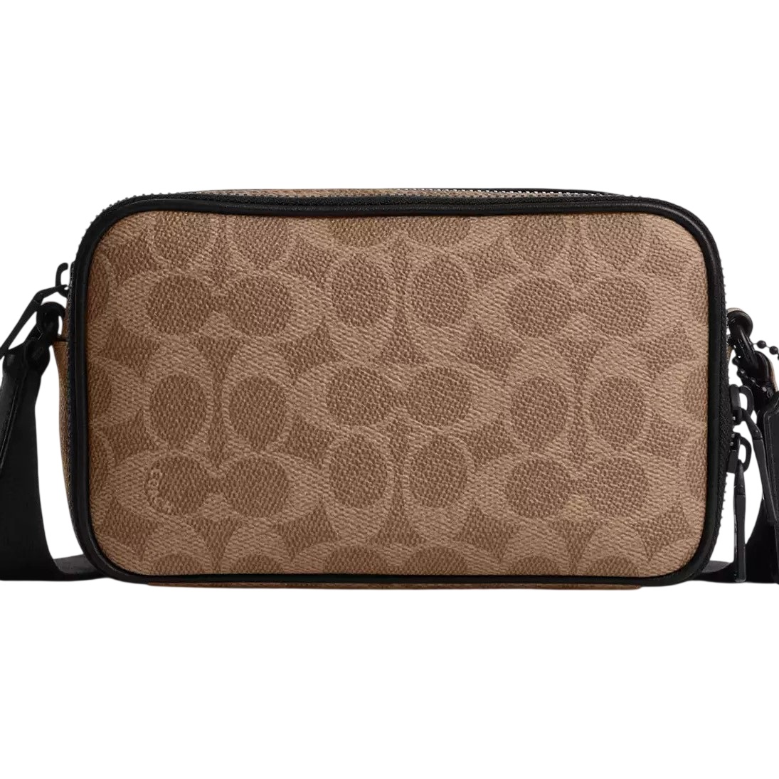 Túi Coach Colton Crossbody Bag 19 In Signature Canvas Tan Black CET55 4