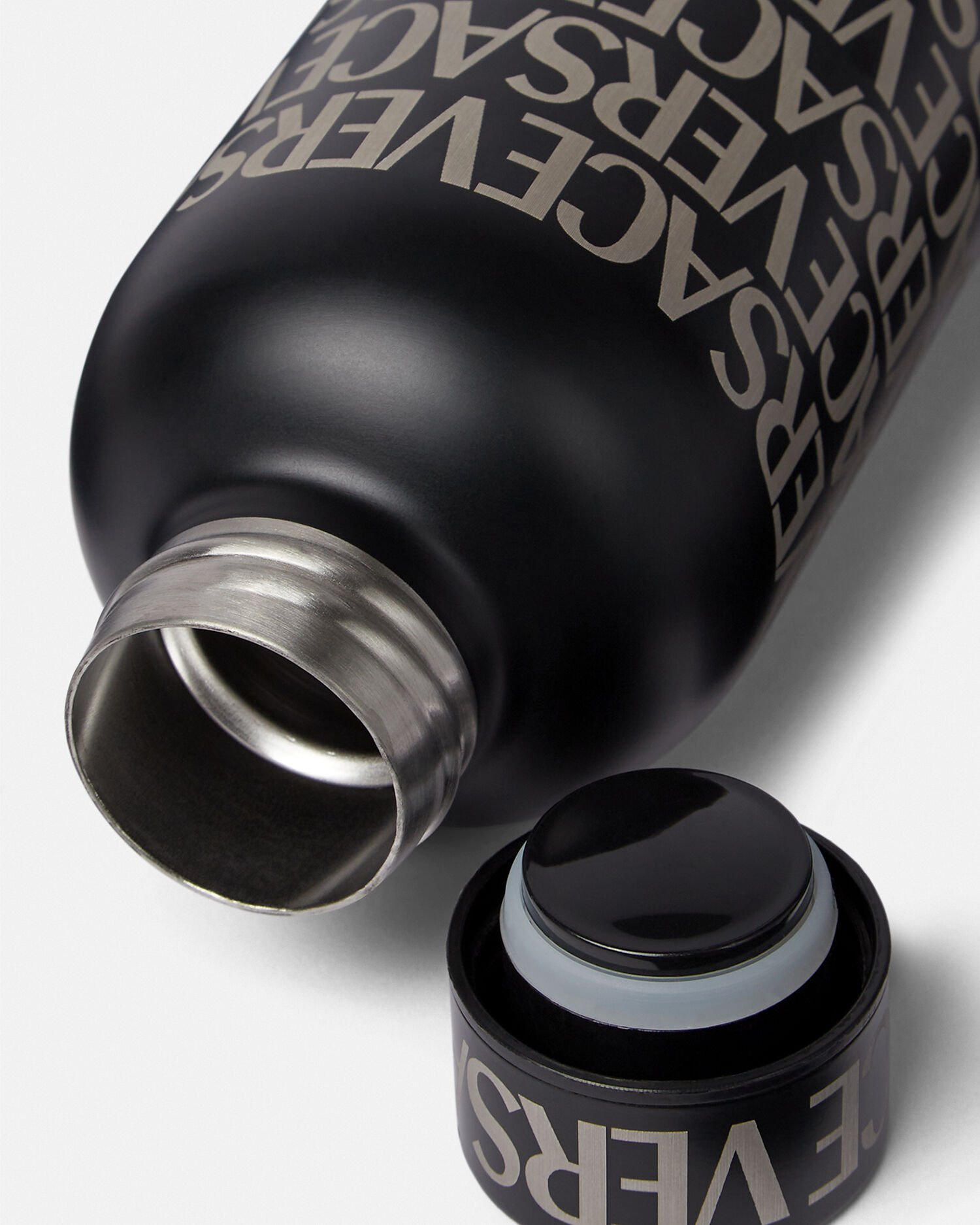Bình nước Versace Allover Water Bottle in Steel 4