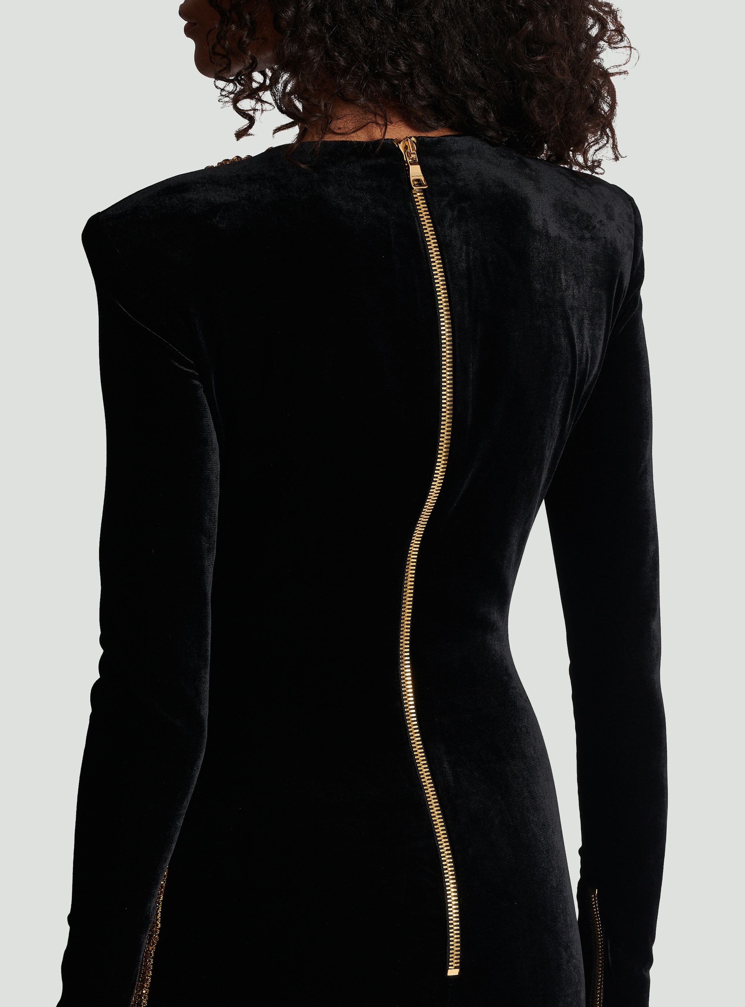 Áo đầm Balmain Dress With Pearl And Sequin Embroidery 2