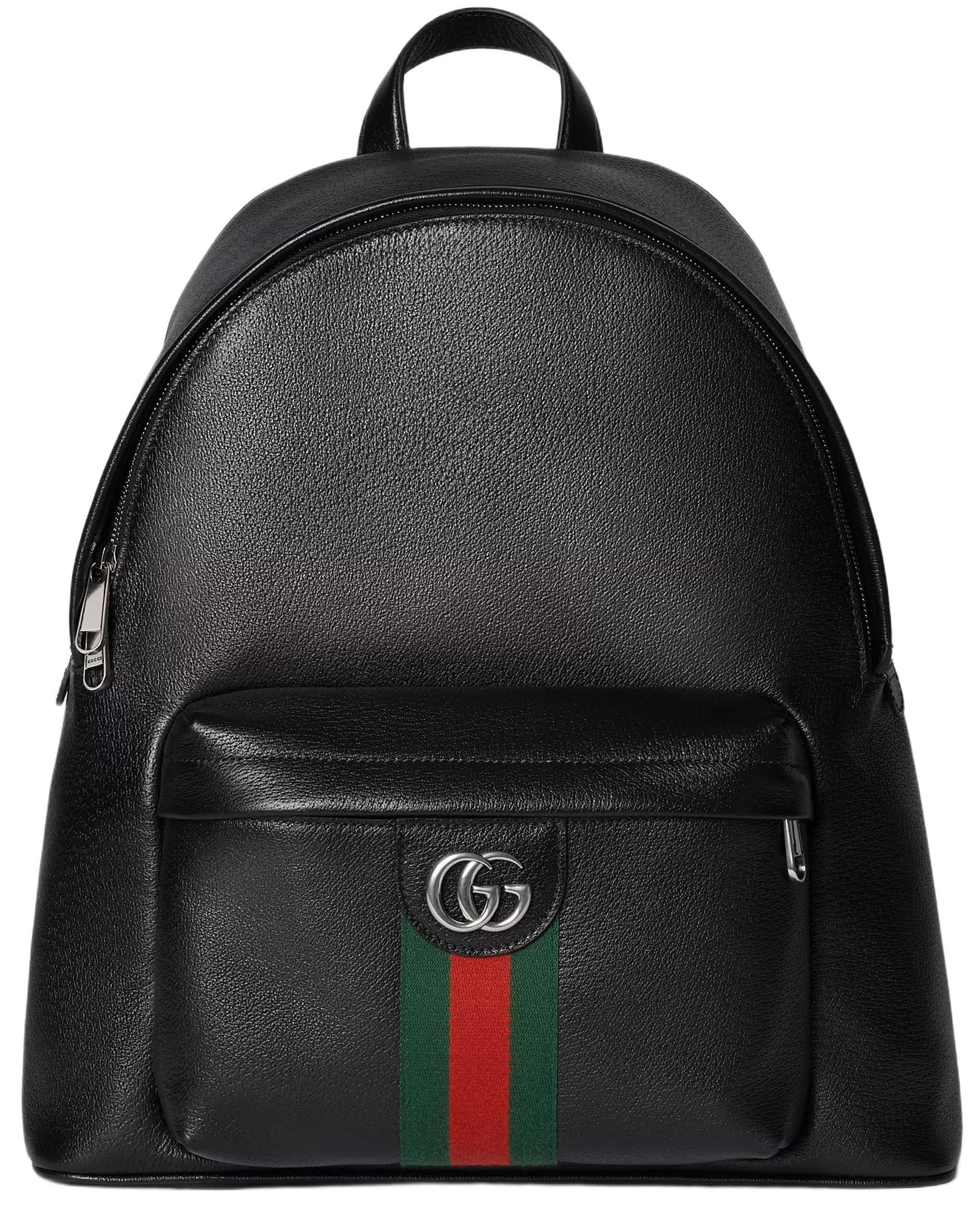 Balo Gucci Ophidia Medium Backpack Black Soft Leather 1