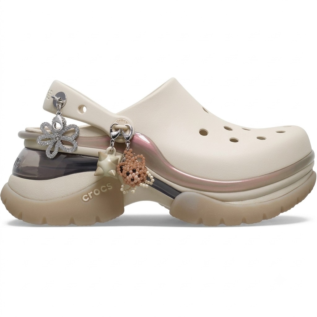 Giày Clog Nữ Crocs Super Bae Cybercutie Dulcé 3
