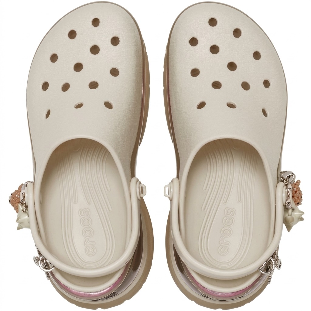 Giày Clog Nữ Crocs Super Bae Cybercutie Dulcé 4