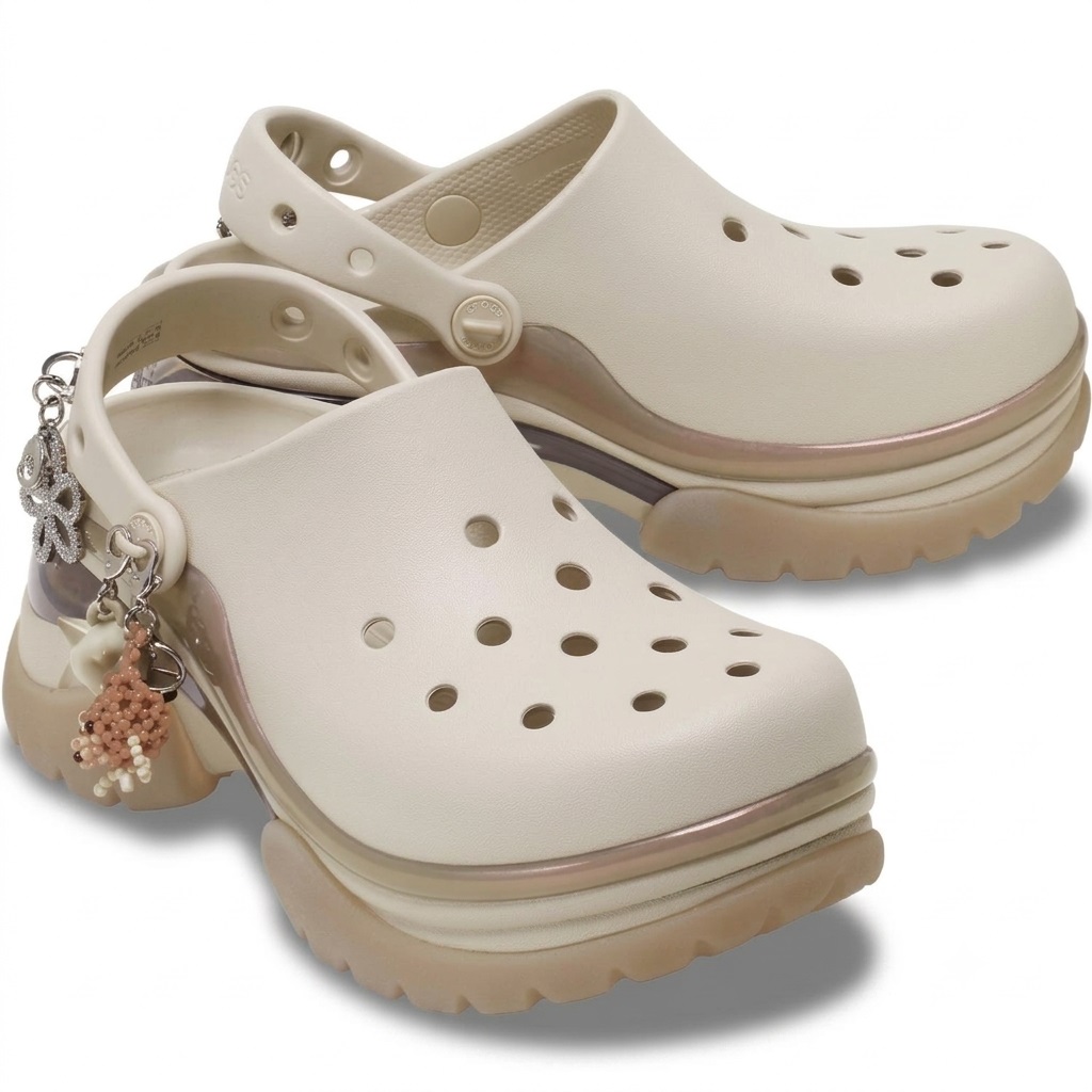 Giày Clog Nữ Crocs Super Bae Cybercutie Dulcé 2