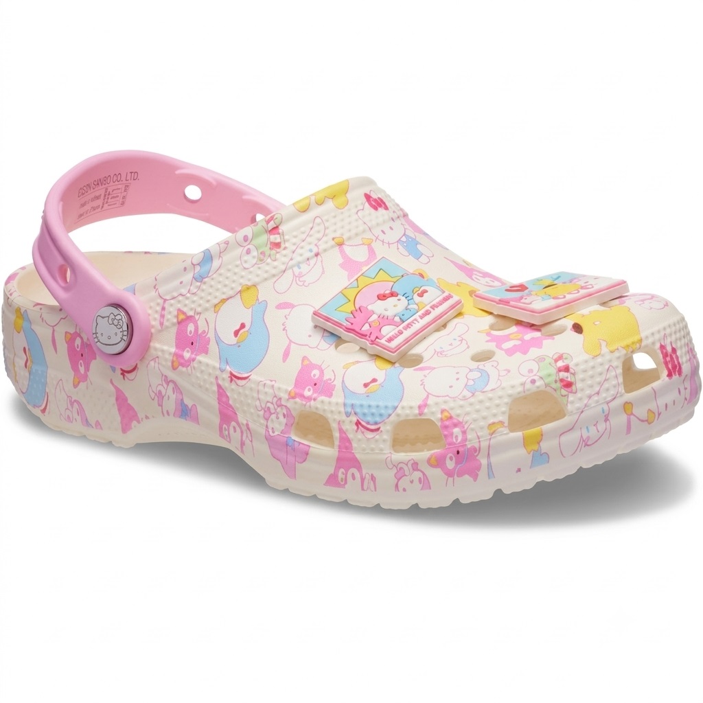 Giày Clog Crocs Hello Kitty Friends Pastel Classic Multi 1