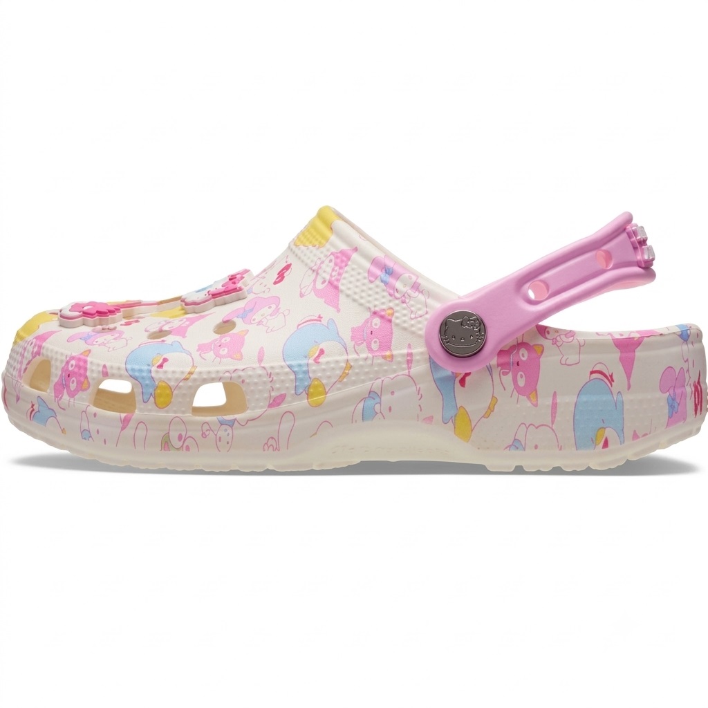 Giày Clog Crocs Hello Kitty Friends Pastel Classic Multi 11