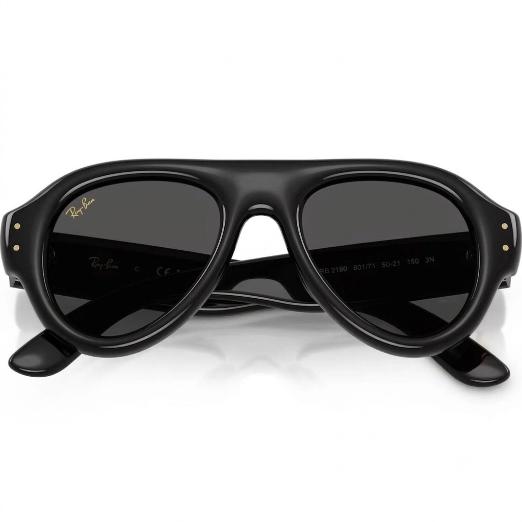 Kính Mát Unisex Rayban Aviator Puffer Ultra Black RB4925 9