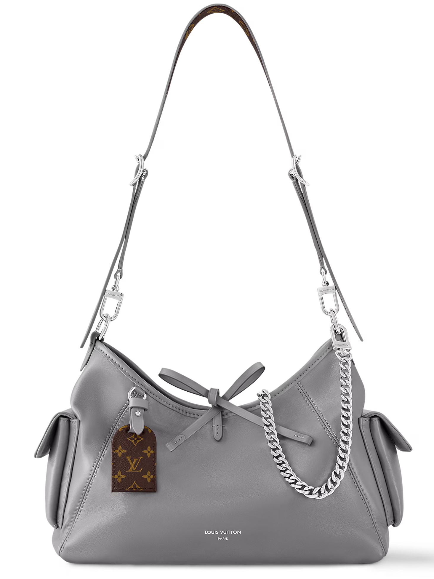 Túi xách nữ Louis Vuitton CarryAll Cargo PM Gris Trianon M12579 1