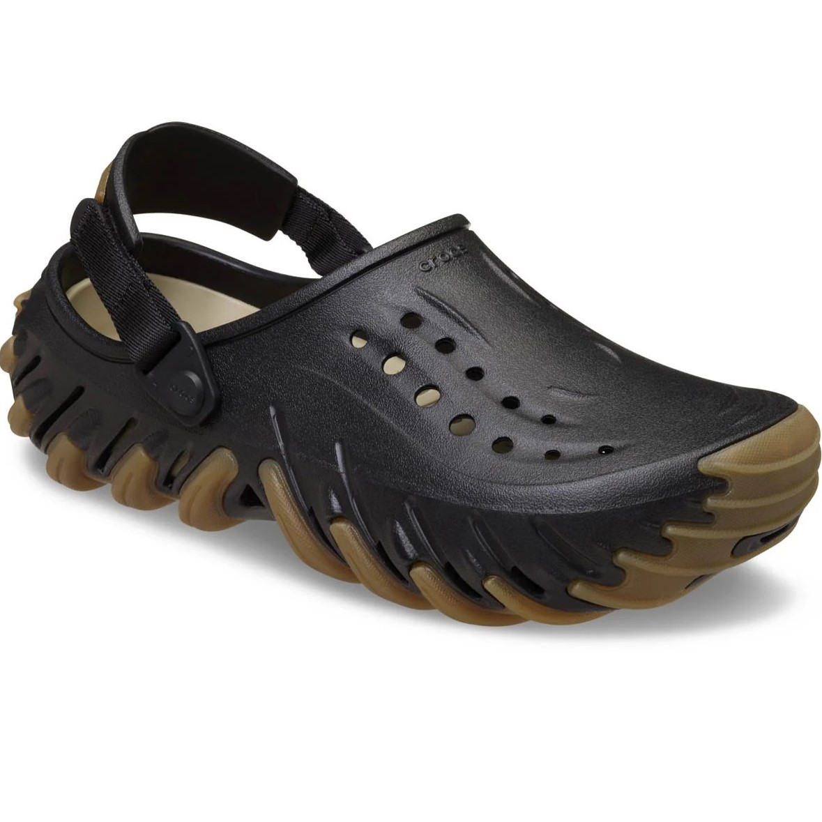 Giày Crocs Unisex Echo Gum RO Clog Black 10