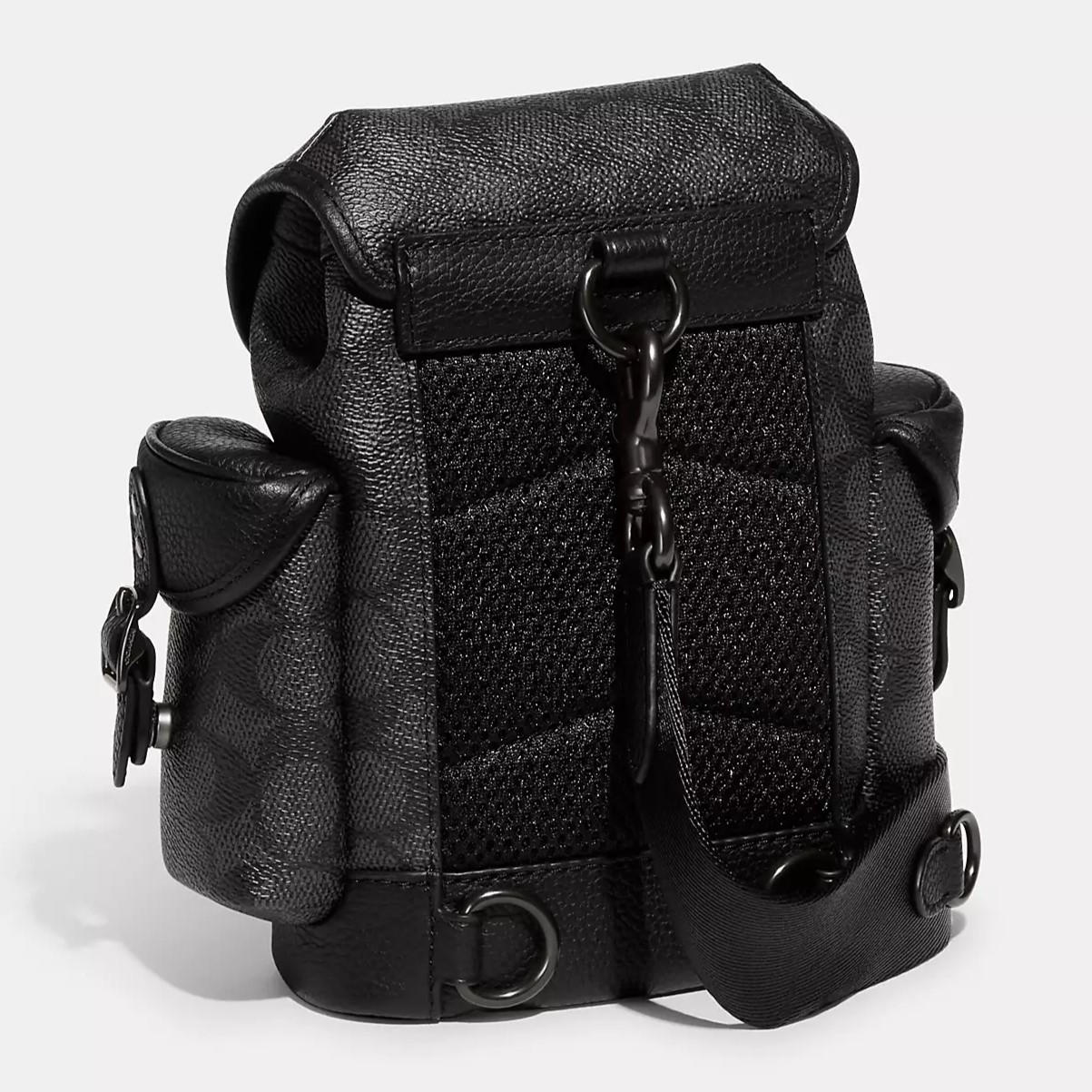BALO COACH NAM HITCH BACKPACK 13 IN SIGNATURE COATED CANVAS AND SOFT POLISHED PEBBLE LEATHER CE506 3