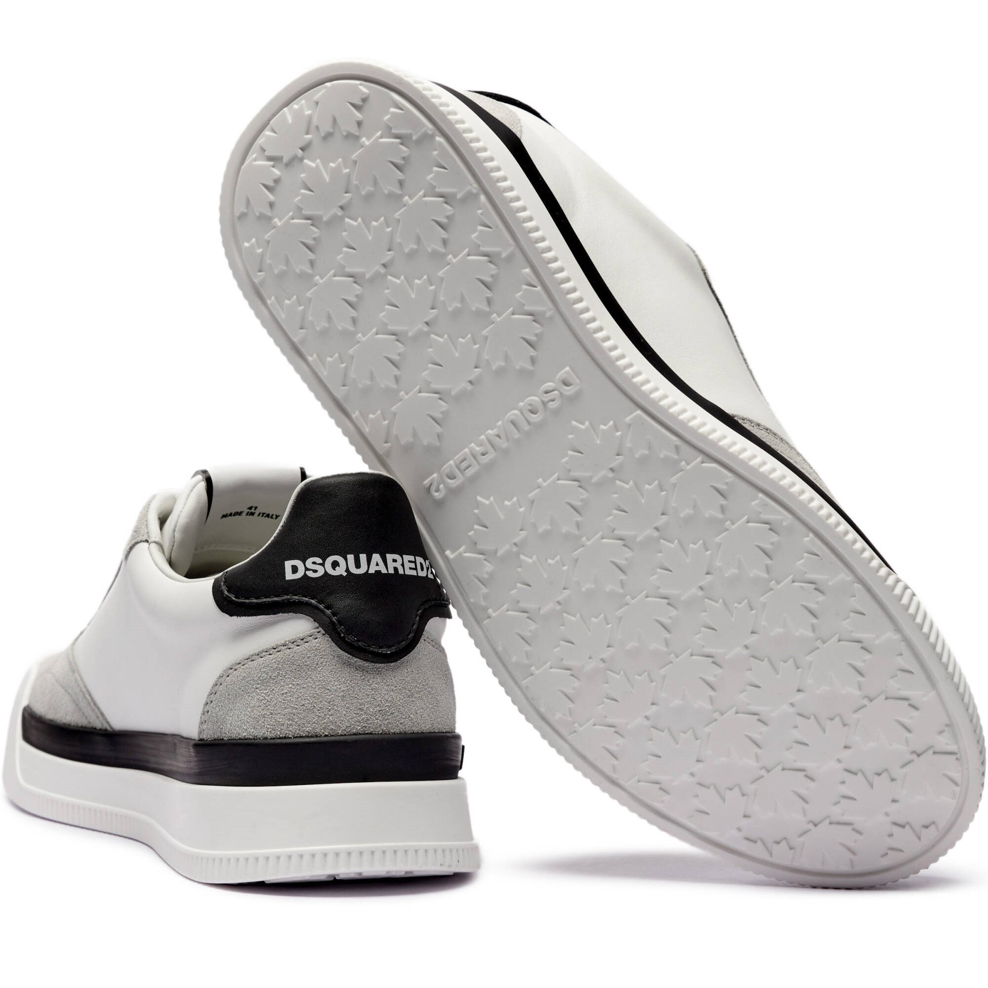 Giày Dsquared2 New Jersey Sneakers White Red 1