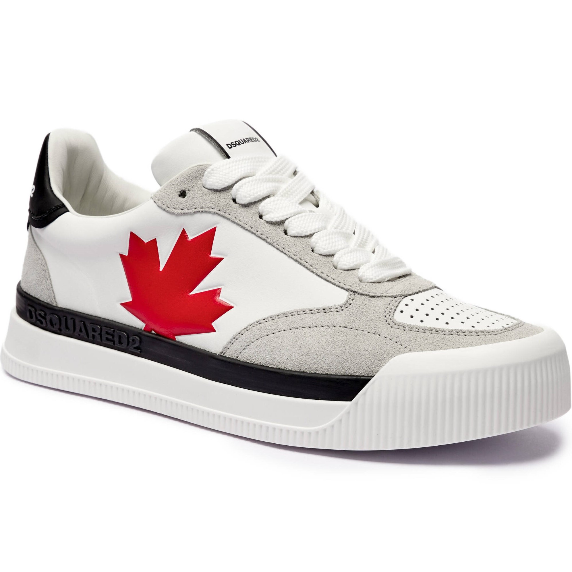 Giày Dsquared2 New Jersey Sneakers White Red 3