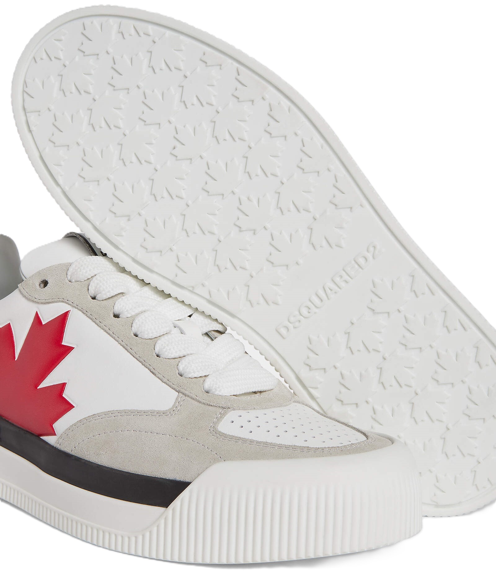 Giày Dsquared2 New Jersey Sneakers White Red 9