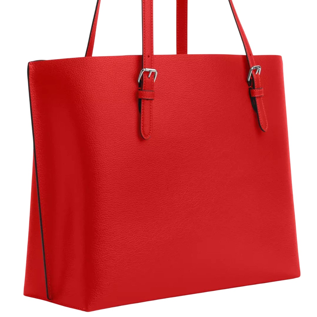 Túi đeo vai nữ Coach Mollie Tote Bag Miami Red 1671 2