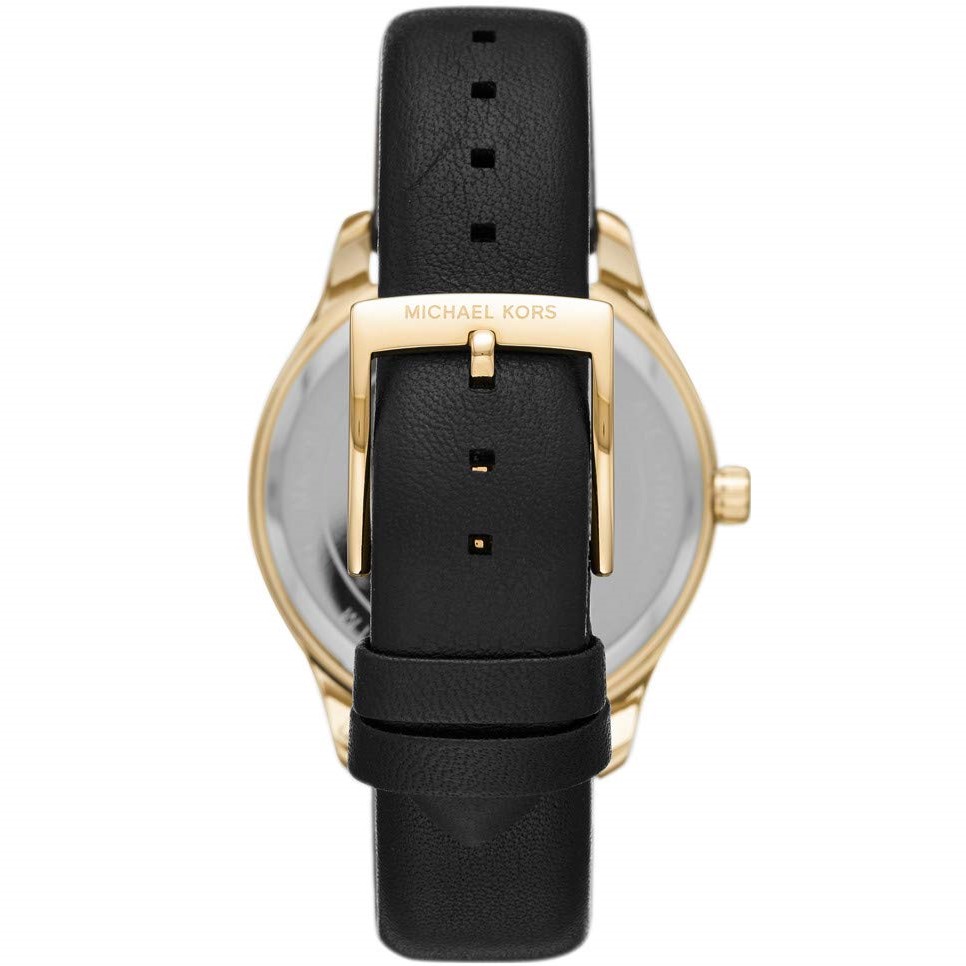 Đồng hồ Michael Kors Layton Three Hand Mother of Pearl Black Dial Watch For Women MK2911 1