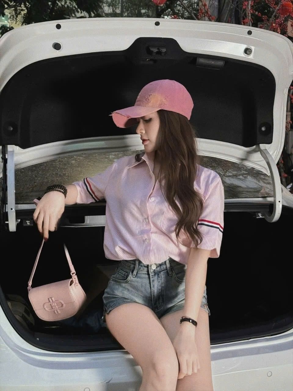 Áo sơ mi nữ Thom Browne tay ngắn 4