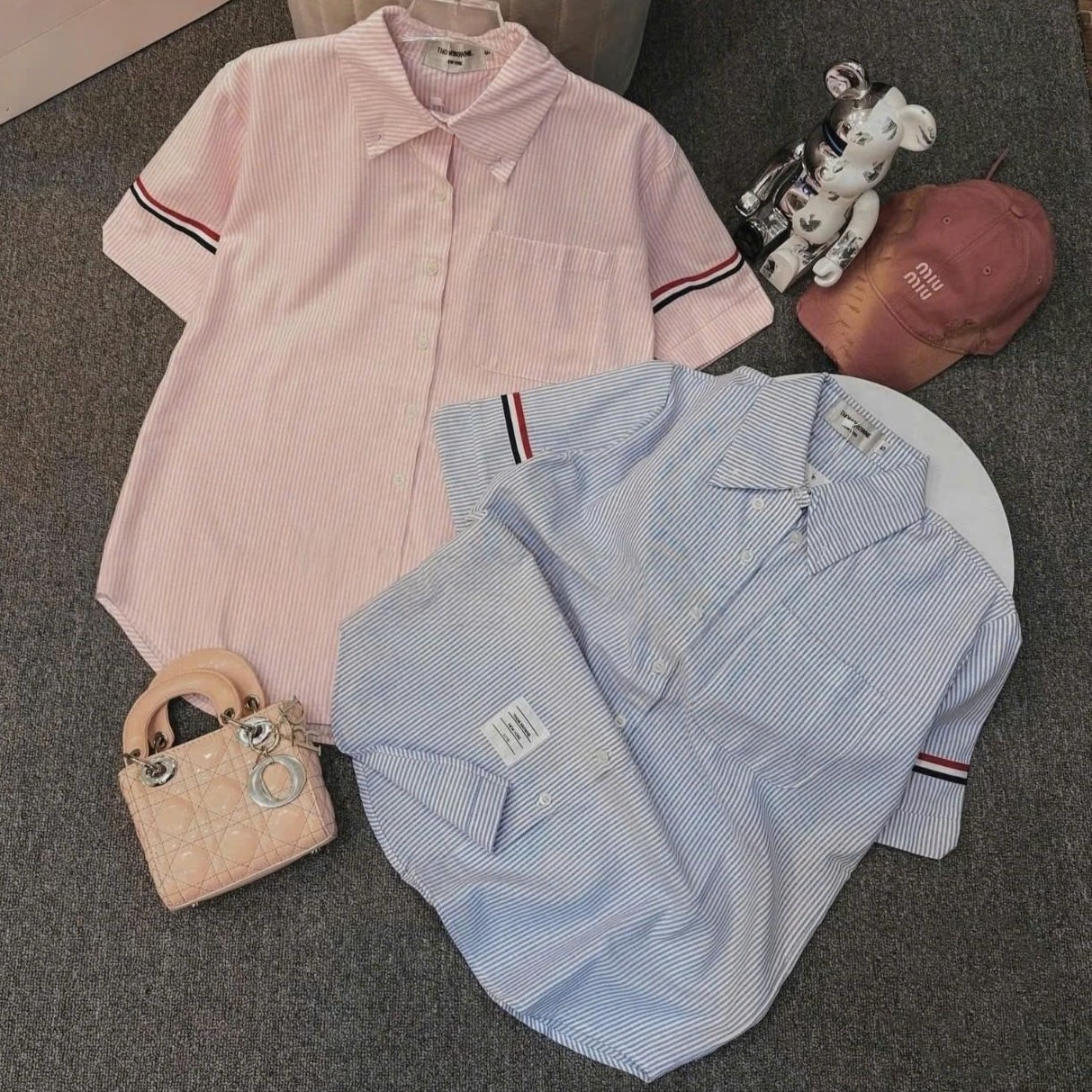 Áo sơ mi nữ Thom Browne tay ngắn 6
