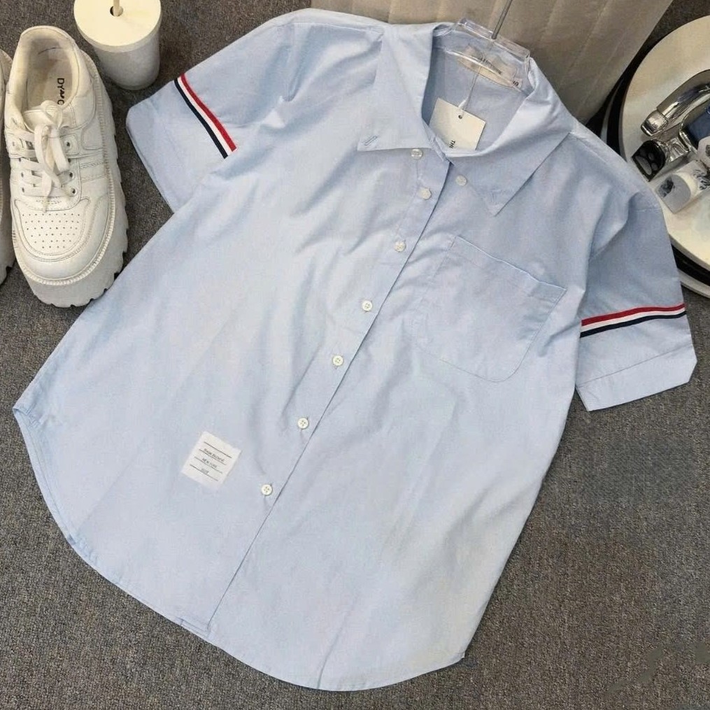 Áo sơ mi nữ Thom Browne tay ngắn 8