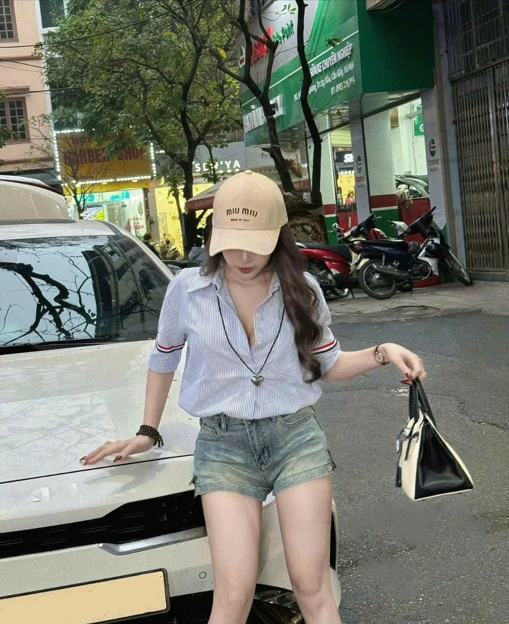 Áo sơ mi nữ Thom Browne tay ngắn 10