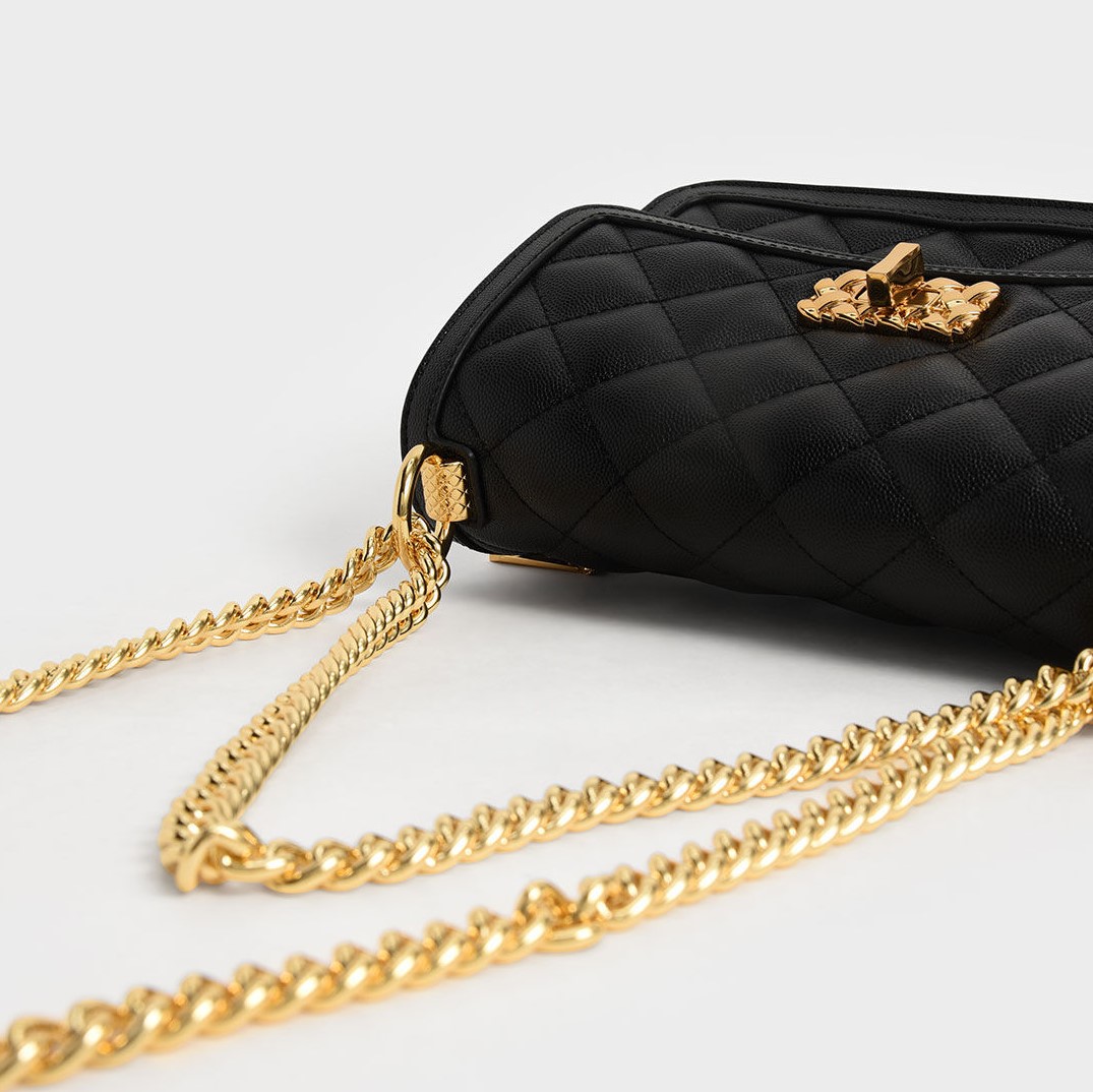 TÚI CHARLES KEITH MICAELA QUILTED CHAIN BAG 1