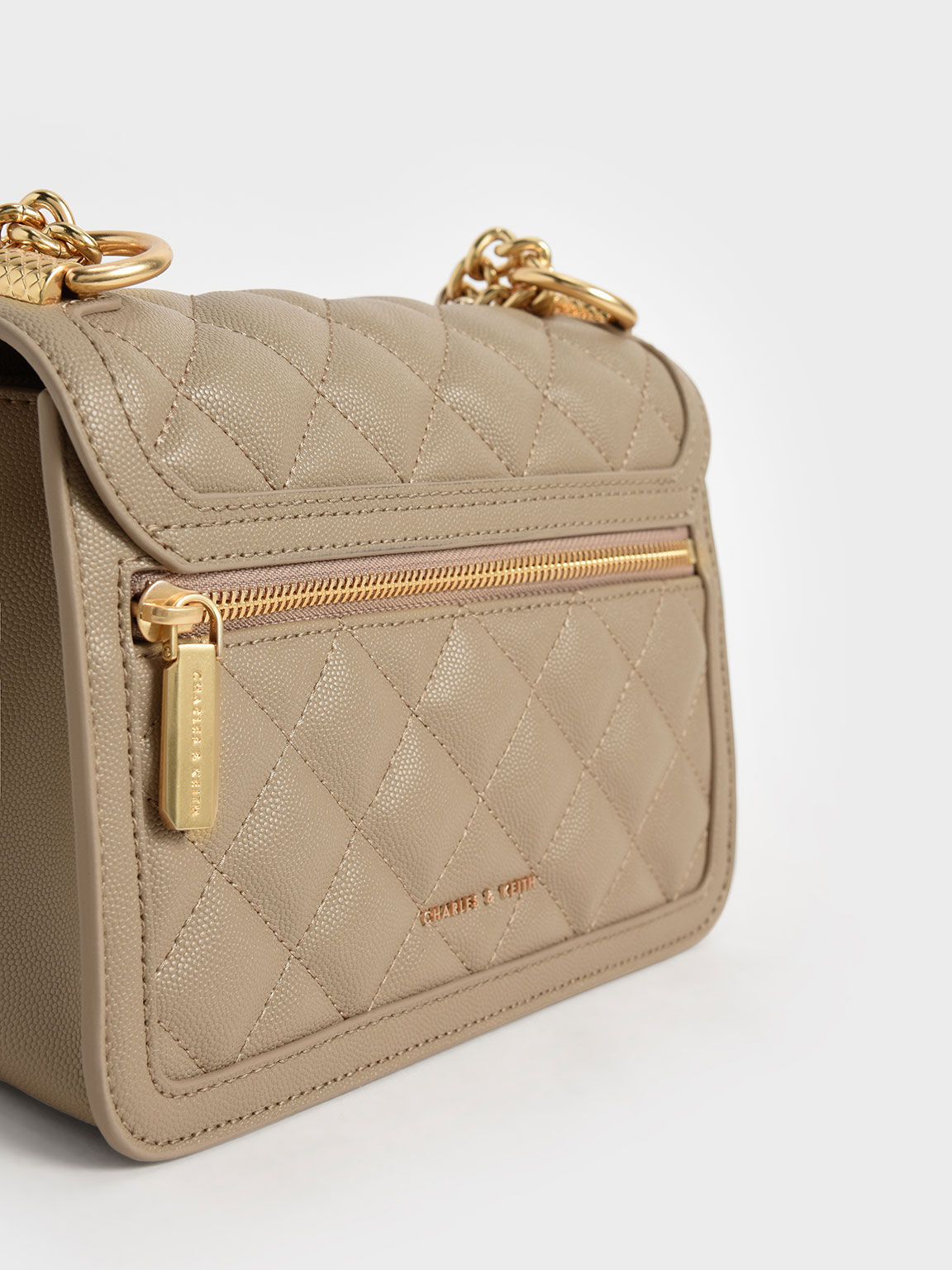 TÚI CHARLES KEITH MICAELA QUILTED CHAIN BAG 8