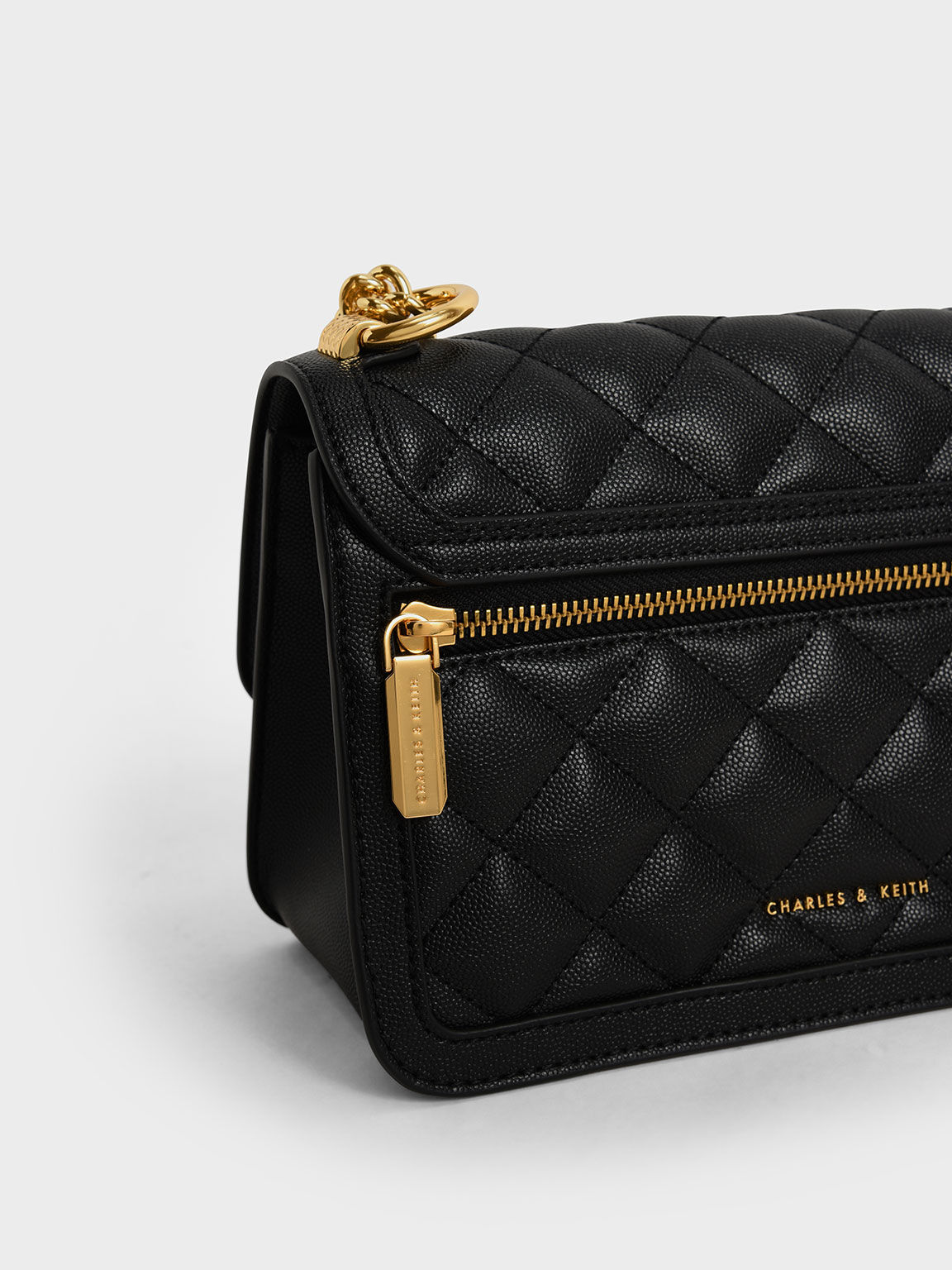 TÚI CHARLES KEITH MICAELA QUILTED CHAIN BAG 12