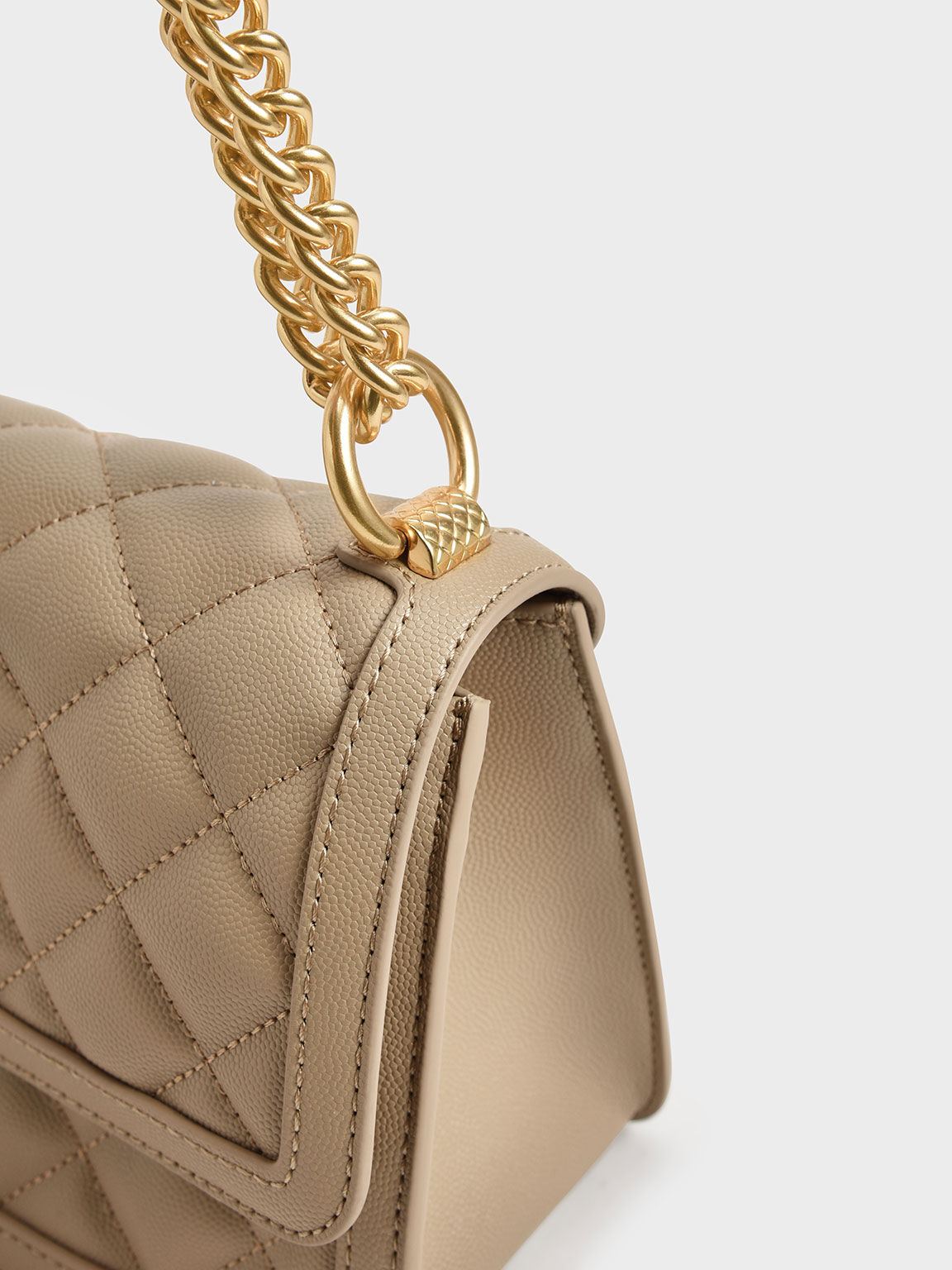 TÚI CHARLES KEITH MICAELA QUILTED CHAIN BAG 16